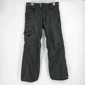 686 Smarty Pants Womens Extra Small Dark Heather Lowrise Snowboard Infidry‎